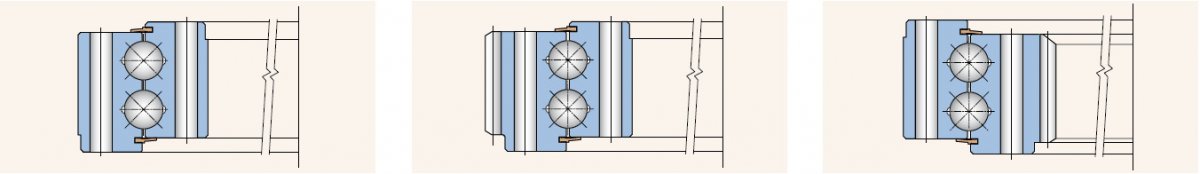 اسلورینگ دو ردیفه تماس 4 نقطه ای مدل 2B (double-row four-point contact ball slewing rings – design type 2B)